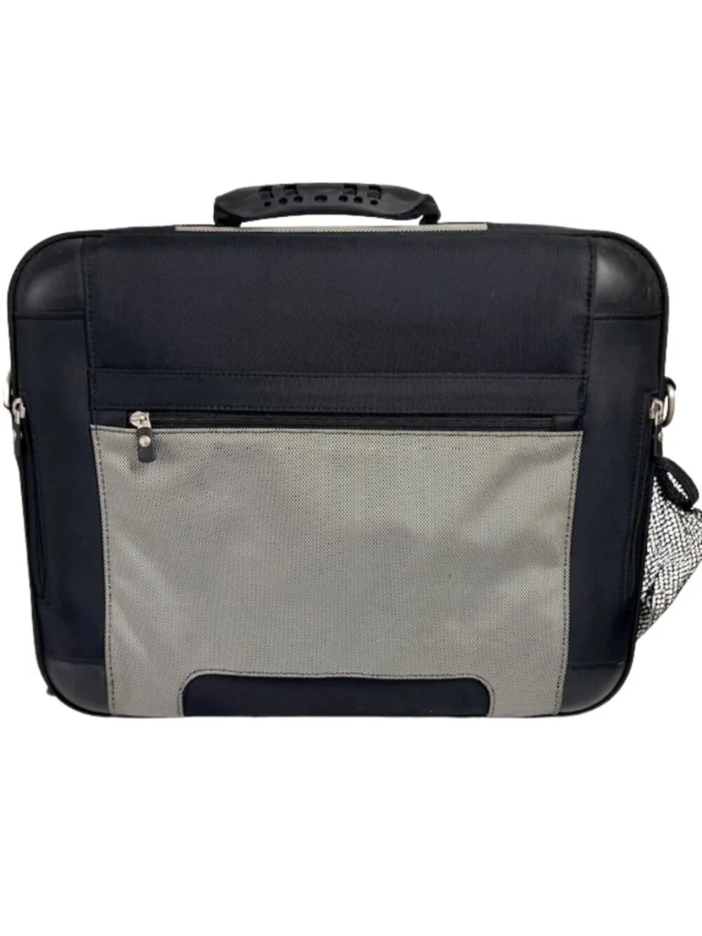 Dell Black & Gray Laptop Messenger Bag Briefcase Carrying Case